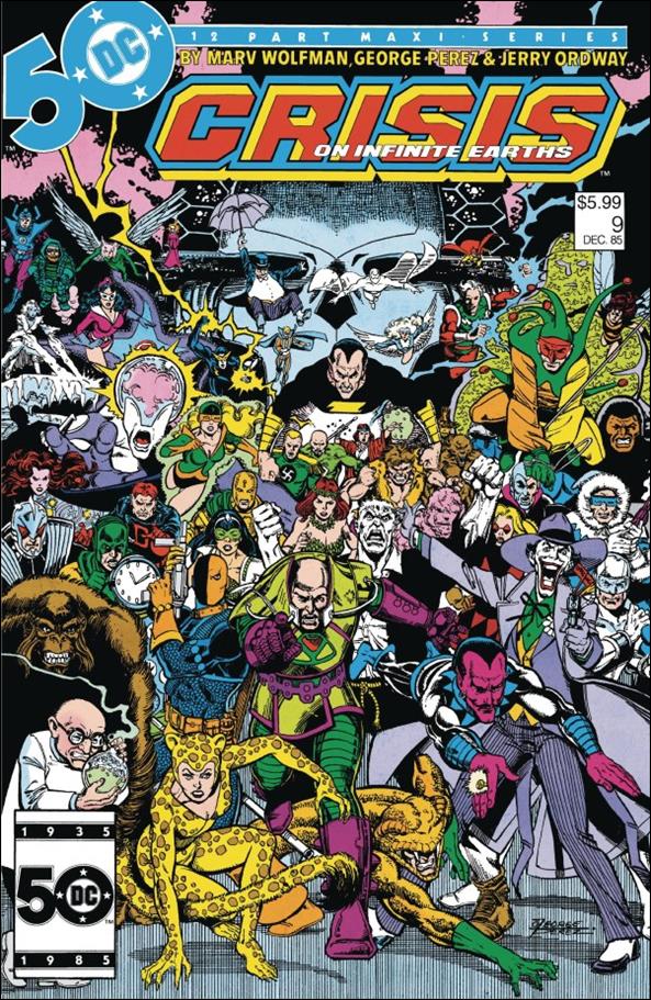 Crisis on Infinite Earths issue 9-D Facsimile Edition (2024) Foil Cover