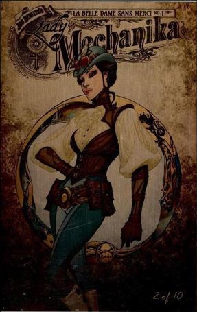 Lady Mechanika: La Belle Dame Sans Merci issue 1-K Joe Benitez Metal Cover 1/10