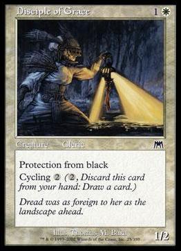 Magic the Gathering: Onslaught (Base Set) card 25 Disciple of Grace