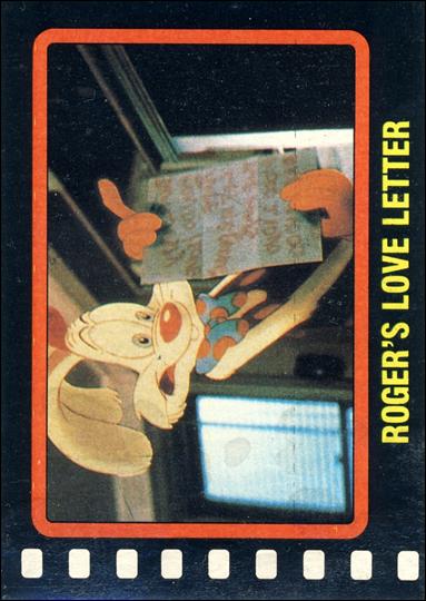 Who Framed Roger Rabbit? (Base Set) card 53 Roger's Love Letter