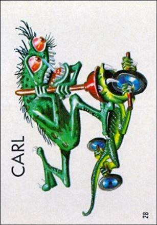 Ugly Stickers (1965) (Base Set) card 28 Carl