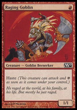Magic the Gathering: 2010 Core Set (Base Set) card 153 Raging Goblin