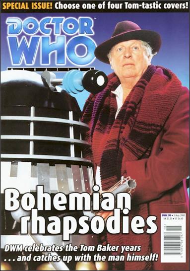 Doctor Who Magazine issue 290-D Tom Baker & Dalek Cover