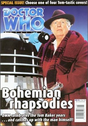Doctor Who Magazine issue 290-D Tom Baker & Dalek Cover