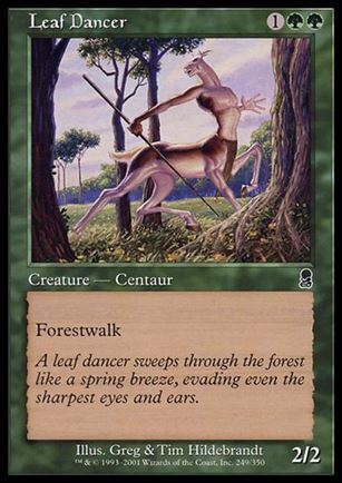 Magic the Gathering: Odyssey (Base Set) card 249 Leaf Dancer