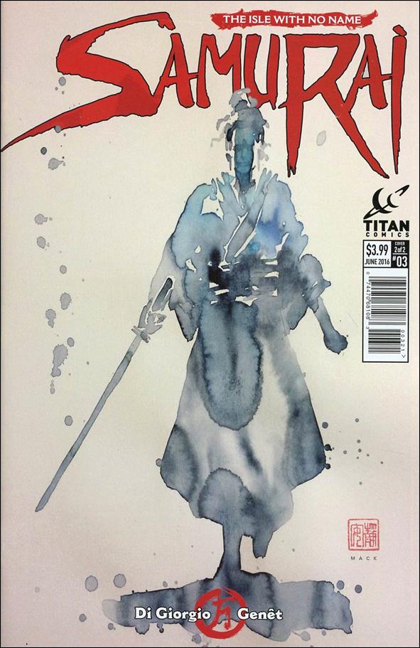 Samurai (2016) issue 3-B David Mack Cover