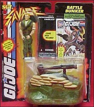 G.I. Joe: Sgt. Savage and the Screaming Eagles (Battle Bunkers)   figure 1 Battle Command Sgt. Savage w/ Battle Bunker