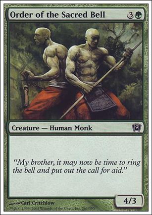 Magic the Gathering: 9th Edition (Base Set) card 261 Order of the Sacred Bell