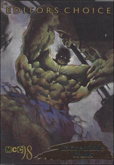 Marvel Creators Collection '98 (Editors Choice Subset) card 7 Incredible Hulk