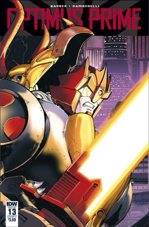 Optimus Prime issue 13-C Andrew Griffith Cover