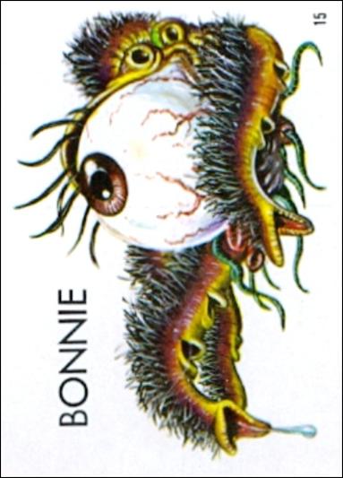 Ugly Stickers (1965) (Base Set) card 15-B Bonnie