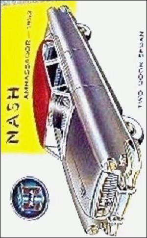 World on Wheels (Base Set) card 88  Nash Ambassador 1953