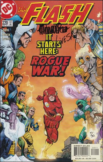Flash (1987) issue 220-C DF (Signed by Porter and Livesay) 1/30