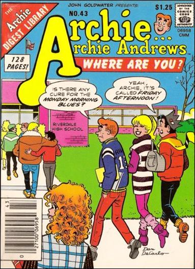 Archie…Archie Andrews, Where Are You Comics Digest Magazine issue 43