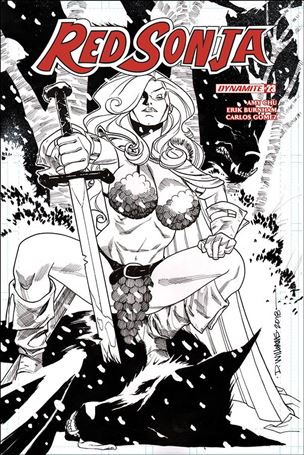 Red Sonja (2017) issue 23-G David Williams 1:20 Black & White Cover