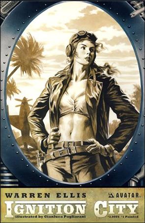 Warren Ellis' Ignition City issue 1-C Painted Cover