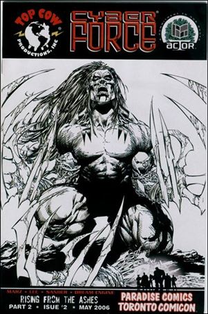 Cyberforce (2006) issue 2-D Paradise Comics Toronto Comicon Sketch Cover