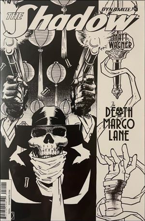 Shadow: The Death of Margo Lane issue 5-B 1:10 Black and White Cover