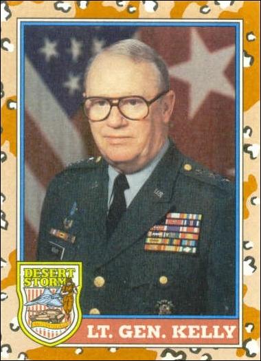 Desert Storm: Series 2 (Base Set) card 160 Lt. Gen. Kelly
