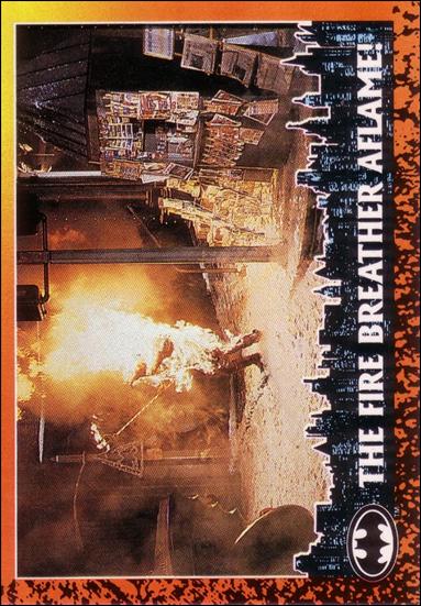 Batman Returns (Base Set) card 25 The Fire Breather Aflame!