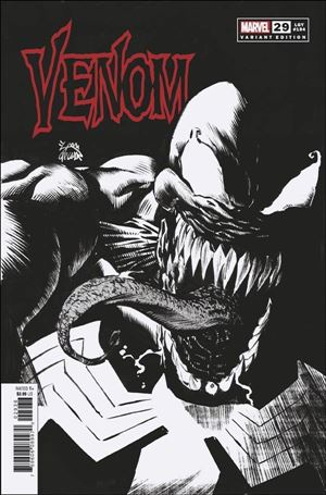 Venom (2018) issue 29-D Ryan Stegman 1:25 B&W Cover