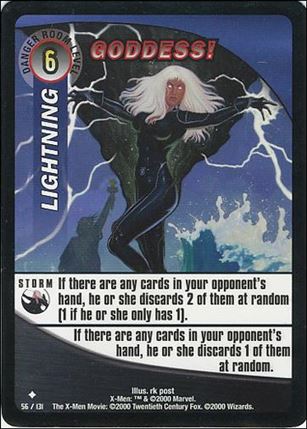X-Men Trading Card Game (Base Set) card 56 Goddess!