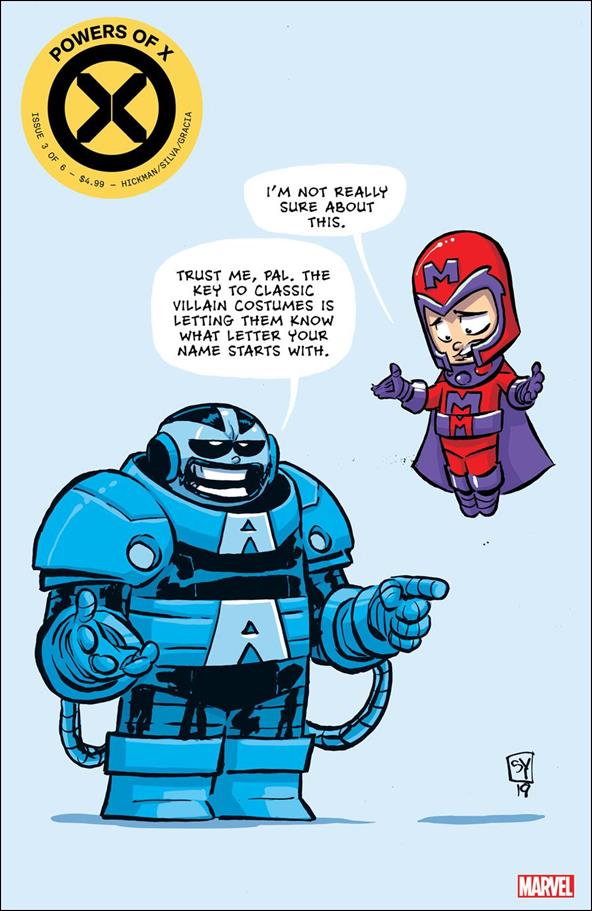 Powers of X issue 3-F Skottie Young Baby Cover