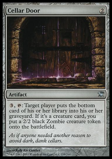 Magic the Gathering: Innistrad (Base Set) card 218 Cellar Door