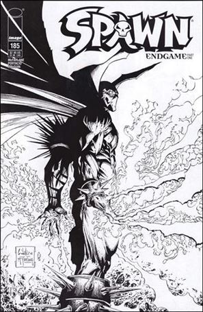 Spawn issue 185-F Whilce Portacio Black & White Cover