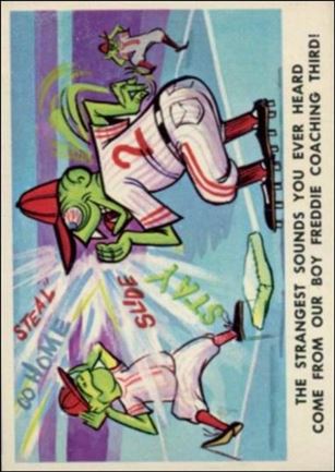 Baseball Weird-Ohs (Base Set) card 15 Freddie Fog Horn