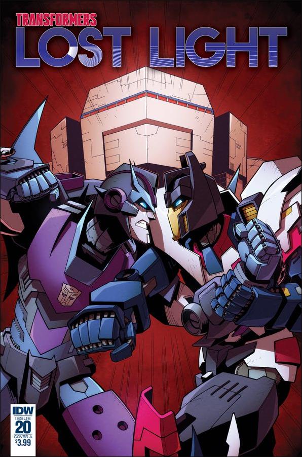 Transformers: Lost Light issue 20 Jack Lawrence "Head to Head" Cover