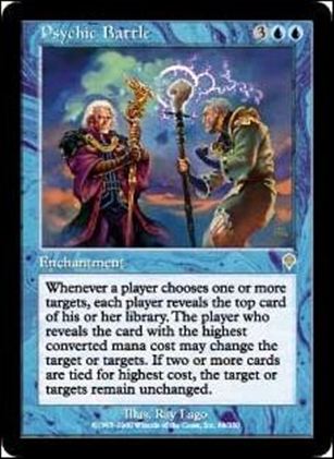 Magic the Gathering: Invasion (Base Set) card 68 Psychic Battle