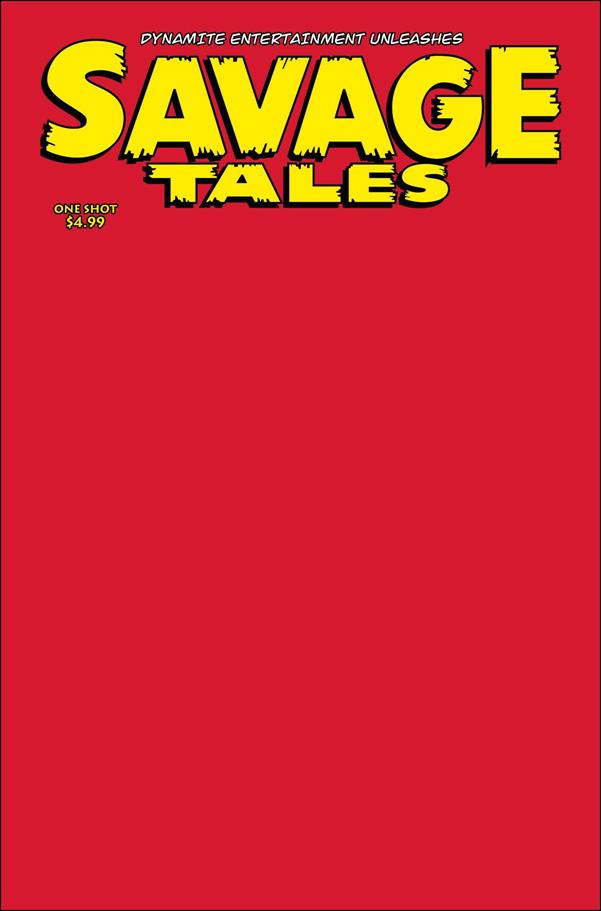 Savage Tales (2022) issue One Shot-E Red Blank Authentix Cover