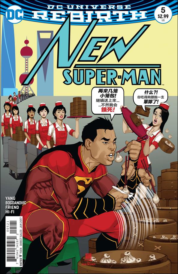 New Super-Man issue 5-B Bernard Chang Cover