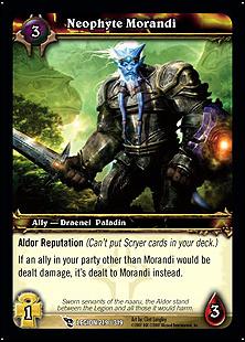 World of Warcraft: March of the Legion (Base Set) card 219 Neophyte Morandi