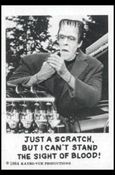 Munsters (Base Set) card 32 Just a Scratch, But I Can't Stand the Sight 