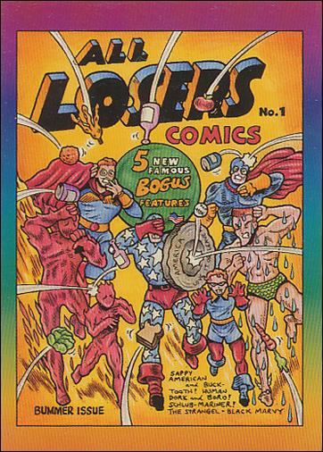 Defective Comics (Base Set) card 10 All-Losers Comics #1