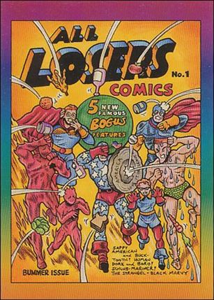 Defective Comics (Base Set) card 10 All-Losers Comics #1