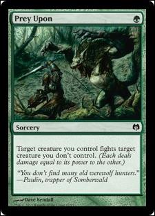 Magic the Gathering: Duel Decks: Heroes vs. Monsters (Base Set) card 62 Prey Upon