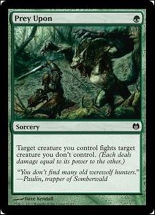 Magic the Gathering: Duel Decks: Heroes vs. Monsters (Base Set) card 62 Prey Upon