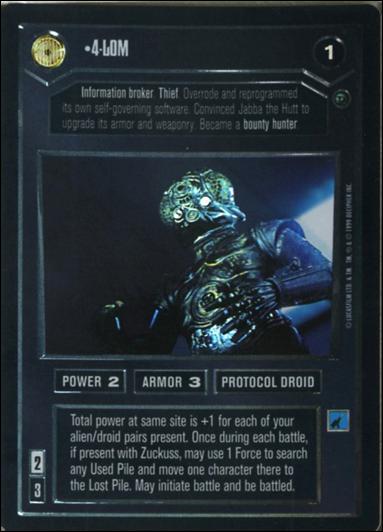 Star Wars: Reflections: A Collector's Bounty (Base Set) card 14 4-LOM