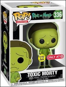 POP! Animation figure 336 Toxic Morty (Glow) Target Exclusive