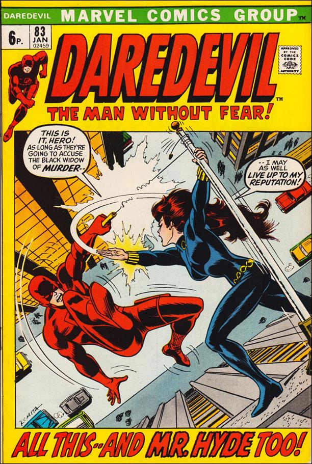 Daredevil (1964) issue 83-B UK Price Cover