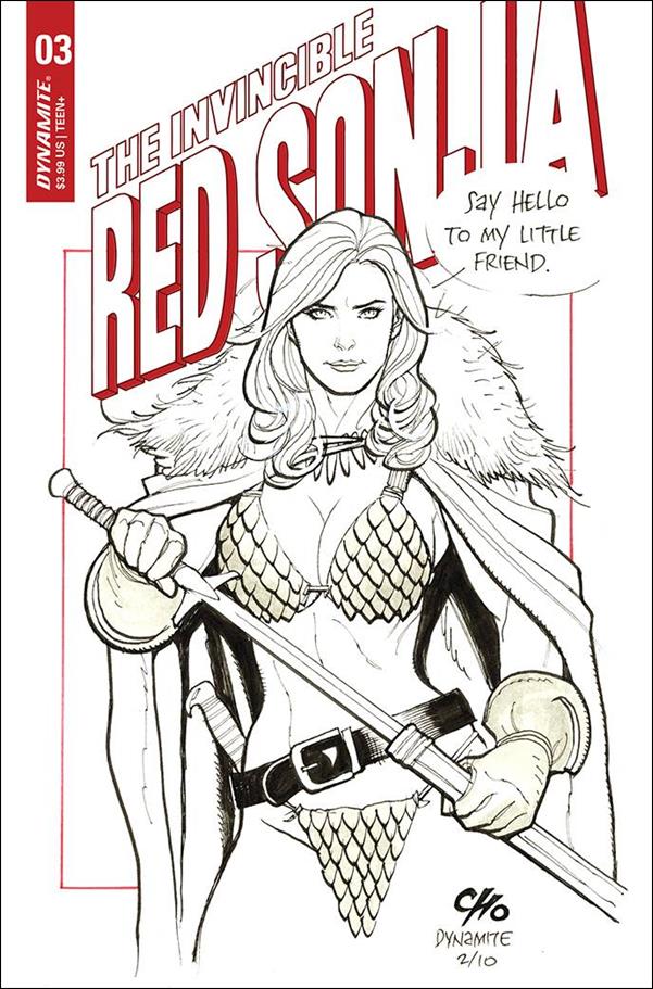 Invincible Red Sonja issue 3-D Frank Cho Cover