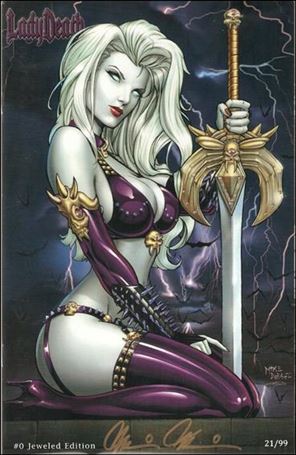 Lady Death (1997) issue 0.00-CS Jeweled Edition 1/99