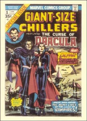 Marvel 1st Covers Series II (Base Set) card 2 Giant-Size Chillers - The Curse of Dracula