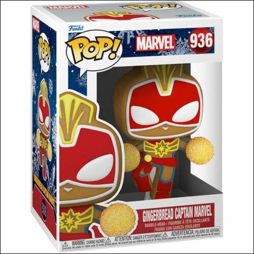 POP! Marvel figure 936 Gingerbread Captain Marvel
