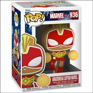 POP! Marvel figure 936 Gingerbread Captain Marvel