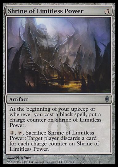 Magic the Gathering: New Phyrexia card 154 Shrine of Limitless Power