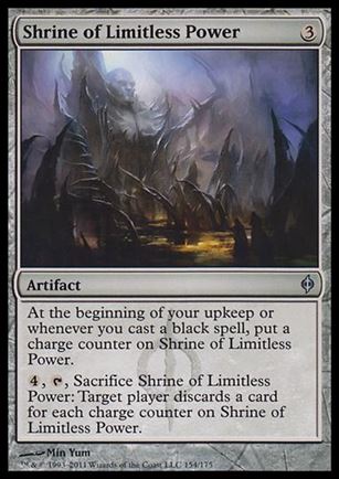 Magic the Gathering: New Phyrexia card 154 Shrine of Limitless Power